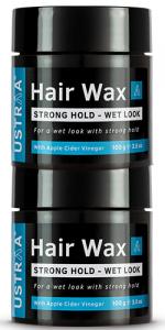 Hair Wax - Strong Hold, Wet Look - 100g (Set of 2)