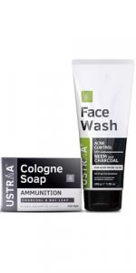 Face Wash Acne Control and Cologne Soap Ammunition