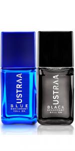 Blue & Black Deodorant Roll On - 50 ml (Pack of 2)