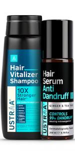 Hair Vitalizer Shampoo & Anti Dandruff Hair Serum