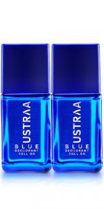 Blue Deodorant Roll On - 50 ml (Pack of 2)