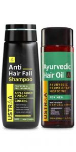 Ayurvedic Hair Oil & Anti Hair Fall Shampoo