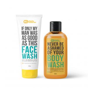 Face Wash - Dry Skin & Body Wash - Bergamot & Patchouli