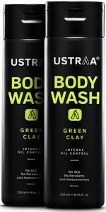 Body Wash for Men - Green Clay - 250 ml - Set of 2