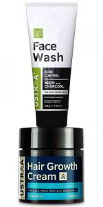 Hair Growth Cream & Acne Control Face wash