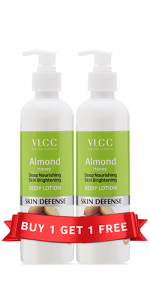 VLCC Almond Honey Deep Nourishing & Skin Brightening Body Lotion - 700 ml - Buy One Get One