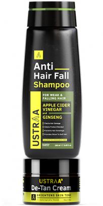 De-Tan Cream - Tan Removal for Men & Anti-Hair Fall Shampoo