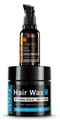 Vitamin C Face Serum & Hair Wax Strong Hold - Wet Look