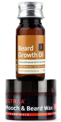 Beard Growth Oil and Beard & Mooch Styling Wax