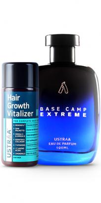 Base Camp Extreme EDP - Perfume for Men & Hair Growth Vitalizer