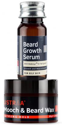 Beard Growth Serum and Beard and Mooch Styling Wax