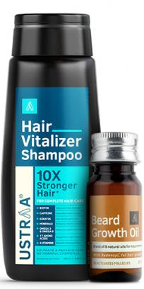 Hair Vitalizer Shampoo & Beard Growth Oil