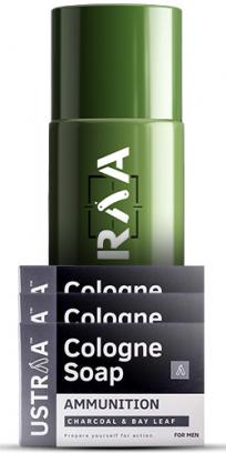 O.G Deodorant &  Ammunition Cologne Soap - set of 3