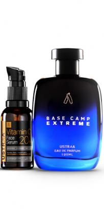 Base Camp Extreme EDP & 20% Vitamin C Face Serum with Hyaluronic Acid