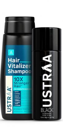 Hair Vitalizer Shampoo & Black Deodorant