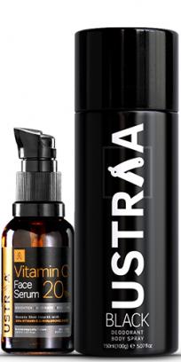 Vitamin C Face Serum & Black Deodorant