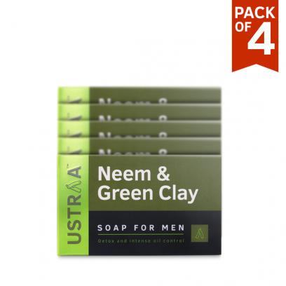 Neem & Green Clay Soap - 100 g (Set of 4)