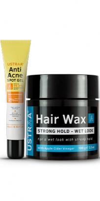 Anti Acne Spot Gel & Hair Wax Wet Look