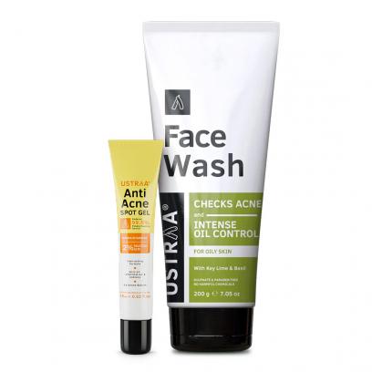 Anti Acne Kit (Anti Acne Spot Gel 15ml & Face Wash Oily Skin 200g)