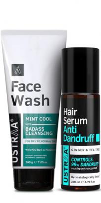 Anti Dandruff Serum & Face Wash Dry Skin