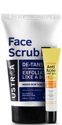 Anti Acne Spot Gel & De Tan Scrub