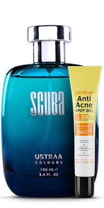 Anti Acne Spot Gel &  Scuba Cologne -  Perfume for Men -100ml