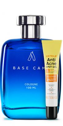 Anti Acne Spot Gel & Base Camp Cologne - 100 ml - Perfume for Men