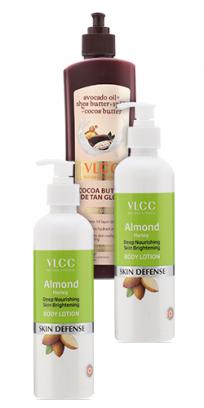 VLCC Cocoa Butter De-tan Glow SPF 30 PA+++ & Almond Honey Skin Brightening Body Lotion