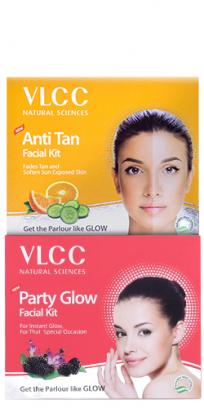 VLCC Party Glow & Anti Tan Single Facial Kit