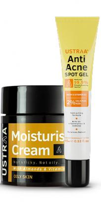 Anti Acne Spot Gel & Moisturising cream Oily Skin