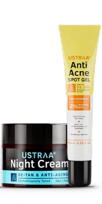 Anti Acne Spot Gel & Night Cream