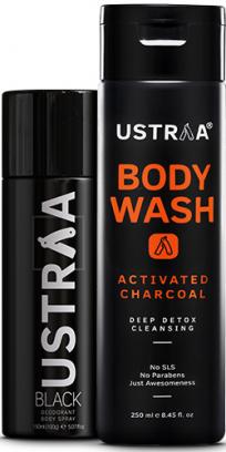 Deodorant Black & Body Wash - Activated Charcoal