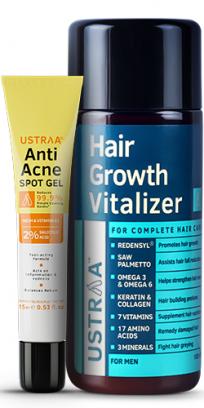 Anti Acne Spot Gel & Hair Growth Viatlizer