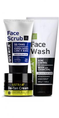 De Tan, Anti Pollutant Kit For Men - for Effective Tan Removal