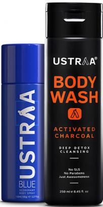 Deodorant Blue & Body Wash - Activated Charcoal
