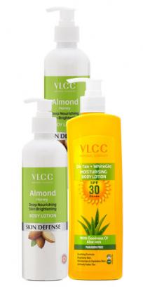 VLCC Almond Honey Skin Brightening & DeTan + WhiteGlow Moisturising Body Lotion SPF 30 PA+++