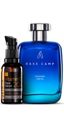 Vitamin C Face Serum & Base Camp Cologne - 100 ml - Perfume for Men
