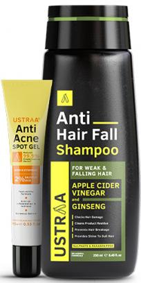 Anti Acne Spot Gel & Anti Hair Fall Shampoo