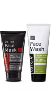 De-Tan Face Mask - Oily Skin & Face Wash - Oily Skin