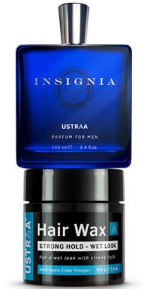Insignia - Perfume for Men & Hair Wax-Strong Hold-Wet Look