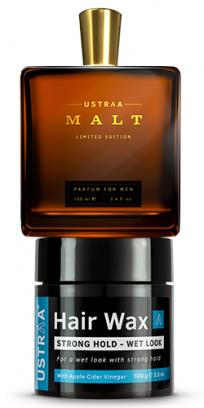 Malt - Perfume for Men & Hair Wax-Strong Hold-Wet Look