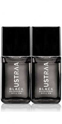 Black Deodorant Roll On - 50 ml (Pack of 2)