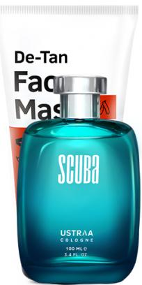 Face Mask -Oily Skin & Scuba Cologne Perfume for Men