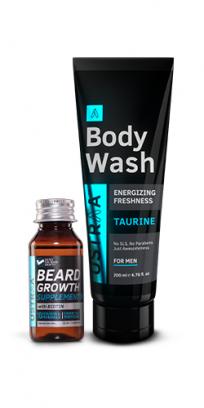 Body Wash (Taurine) & Beard Growth Supplement