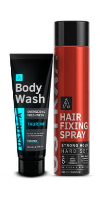 Body Wash (Taurine) & Hair Fixing Spray