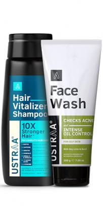 Hair Vitalizer Shampoo & Face Wash Oily Skin