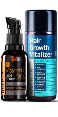 Vitamin C Face Serum & Hair Growth Vitalizer