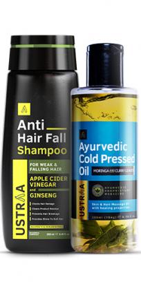 Ayurvedic Cold Pressed Oil & Anti Hair Fall Shampoo