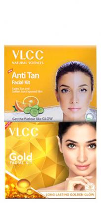 VLCC Gold Facial Kit & Anti Tan Facial Kit 