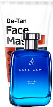 Face Mask - Oily Skin & Base Camp Cologne - 100 ml - Perfume for Men